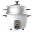DECAKILA 15-Cup Rice Cooker with Steamer KEER010W 2.8L 1000 Watts - White. 