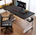 K-Shaped Computer Desk, 48 Inches Corner Desk for Study, Home Office Writing Workstation, Gaming Table, Space-Saving, Computer table. 