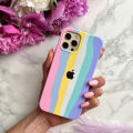 High Quality Soft Silicon Rainbow Case For Iphone 12 Pro Max Cover. 