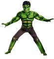 Padded Hulk costume with hard plastic mask for 4 to 5 years old kids (Muscular / 3D costume). 