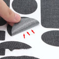 Self Adhesive Black/Blue Patch for Down Jacket Pants Cloth Repair Washable Patch Natuo. 