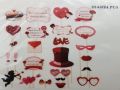 ANNIVERSARY PROPS SET ( PACK OF 24 PROPS ). 