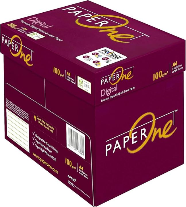 Paper One 100 Gsm A4 Size Ream ( 500 Sheets )