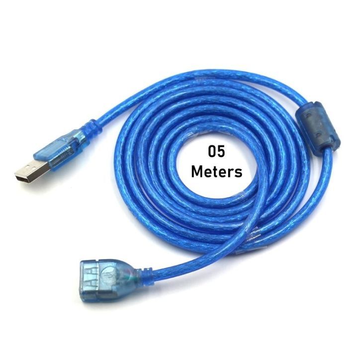 USB%20Male%20To%20USB%20Female%20Extension%20Cable%205%20Meter/%20USB%20Extension%20Cable%20Male%20To%20Female%205%20Meter%20Length%20Crystal%20Blue%20High%20Quality%20Cable%20Supported%20all%20Devices%20Printers,%20wifi%20usb%20adapter%20&%20Many%20more%20-%20Image%203