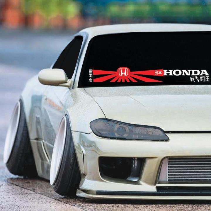 Honda sticker for front mirror 20x5 inch