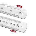 Premium Stainless Steel Scale Rulers - Durable Steel Ruler 12 Inch & 6 Inch for Precision Measuring - Perfect Steel Scale for School Use - Reliable Steel Scale Ruler for Crafts, Engineering, and DIY Projects - Ideal Steel Scale 12 Inch & 6 Inch Ruler. 