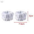 1 Pair Washing Face Wrist Band Strap, Microfiber Wrist Towel Hair Band, Washable Soft, Skin Friendly and Durable. 