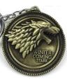 Game of Thrones Dire Wolf Metal Key chain. 