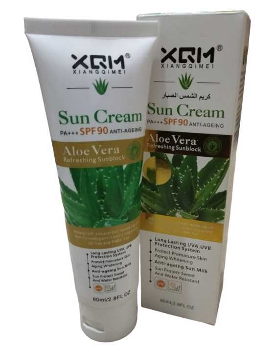 XQM%20Sunscreen%20SPF%2090%20Aloe%20Vera%20%E2%80%93%2080ml%20%7C%20High%20Protection,%20Soothing%20&%20Hydrating%20Sunscreen%20-%20Image%202