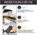 Self-Adhesive Blackboard Sticker - Chalkboard For Kids, Blackboard Sticker For Wall Decal (3 x 1.3 Feet). 