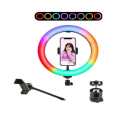 RD-33 RGB LED Ring Light 33cm 13" for YouTube | Photo-Shoot | Video Shoot | Live Stream | Makeup & Vlogging | Compatible with iPhone/Android Phones & Camera. 