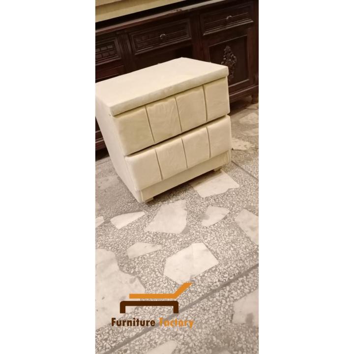 Stylish plush velvet side table furniture factory
