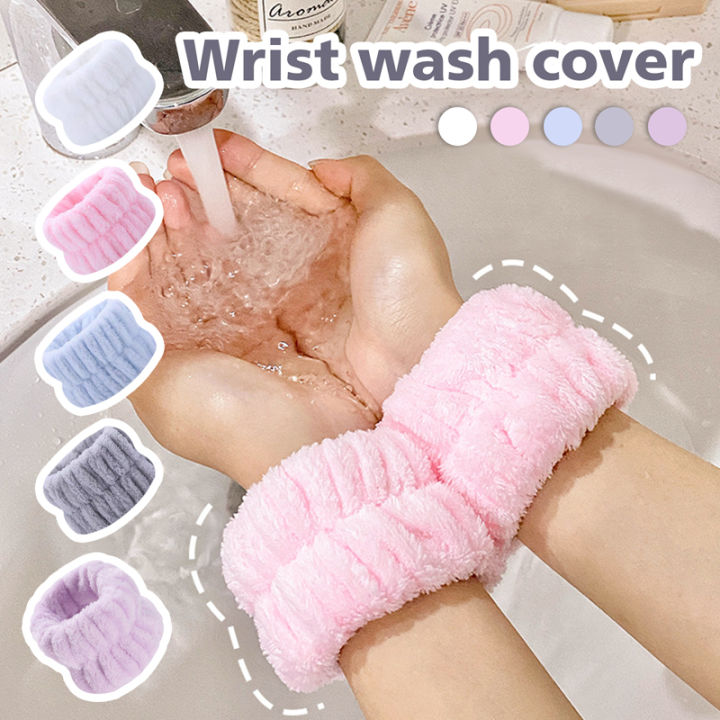 Reusable%20Spa%20Wrist%20Washband%20Soft%20Microfiber%20Towel%20Wristbands%20For%20Washing%20Face%20Women%20Girls%20Yoga%20Running%20Sport%20Wrist%20Sweatband%20-%20Image%202