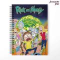 Rick and Morty Printed University Notebook Diary Personalized Customized Cute Spiral Notebooks in Pakistan. 