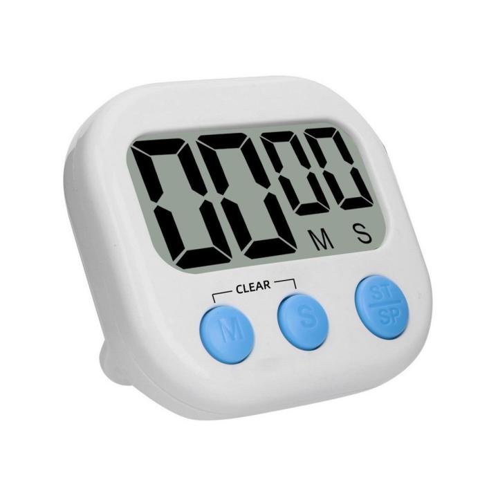 YIERYI Timer Reminder Kitchen TImer Digital Timer Manual Countdown Alarm with Stand Wall Mounted