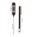 Techmanistan Digital Thermometer with Stainless Steel Sensor Probe, Food Thermometer, Digital Food Thermometer Stainless Steel Long Sensor Probe Temperature Meter. 
