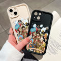 Hontinga for iPhone 16 Pro Max 16 Plus Back Cover One Piece Luffy Pattern Ladder Soft Camera Protection Rubber Phone Case. 