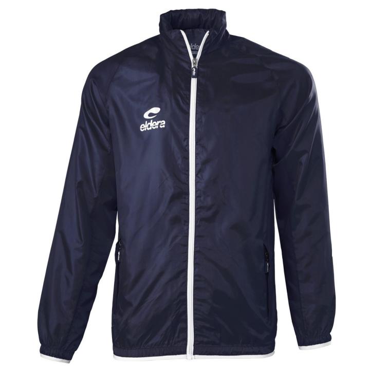 ELDERA Sirocco Mens RAIN Jacket / Windbreaker with Zip Side Pockets NAVY