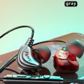 TZUZL Newest D200 In Ear Earphone Dynamic DJ Monitor IEM Earbud HIFI Sport Noise Cancelling Headsets. 