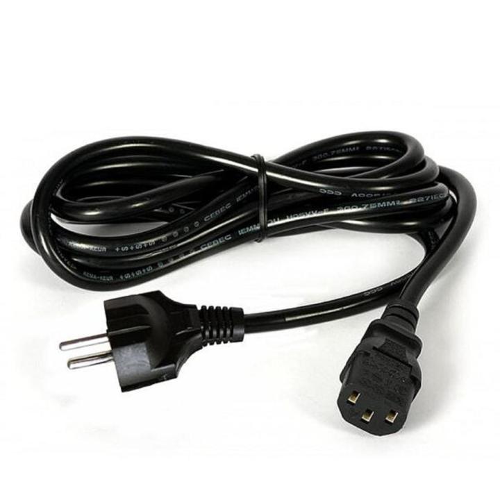 Power Cable PC and other Electronic Supported Devices , High Quality Rubber Cable and other Electronic Supported Devices , High Quality Rubber Cable Power Cord for Computer , Monitor, Led, PS3 1M