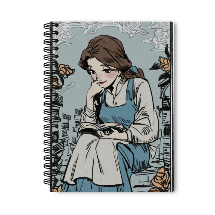 Mayfair Moments - Cute Belle Spiral Notebook | A5 , A4 Sizes 200 pages | Girls Notebook | Princess Diary