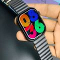 W9 Ultra smart watch with Unique Silicone straps in Rondom colour - 49mm Big HD super Amolate edge Display - Bluetooth and Touch smart watch. 