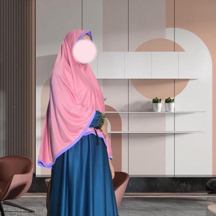Factory price Rheema Bias Combi Hijab Sukob Salimot Muslim Wear Kumbong Tirong Tandong