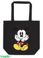 Vagile Mickey Mouse Printed Designer Handbag Cotton Maxi Large Wide Shoulder Tote Bag Gift Idea. 