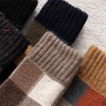 Polar Winter Warm Socks Man Super Thicker Solid Merino Wool Rabbit Heated Happy Socks Men Against Cold Snow Male Sock Pair. 