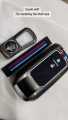 Suzuki Swift Zinc Alloy Illuminious Water Proof Key Case/Shell with Suzuki Logo and Key Chain. 