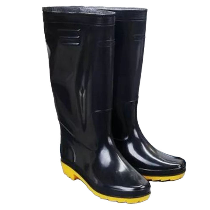 LONG RUBBER RAIN BOOT MEN &WOMEN/PVC SAFETY INDUSTRIAL SAFETY SHOES