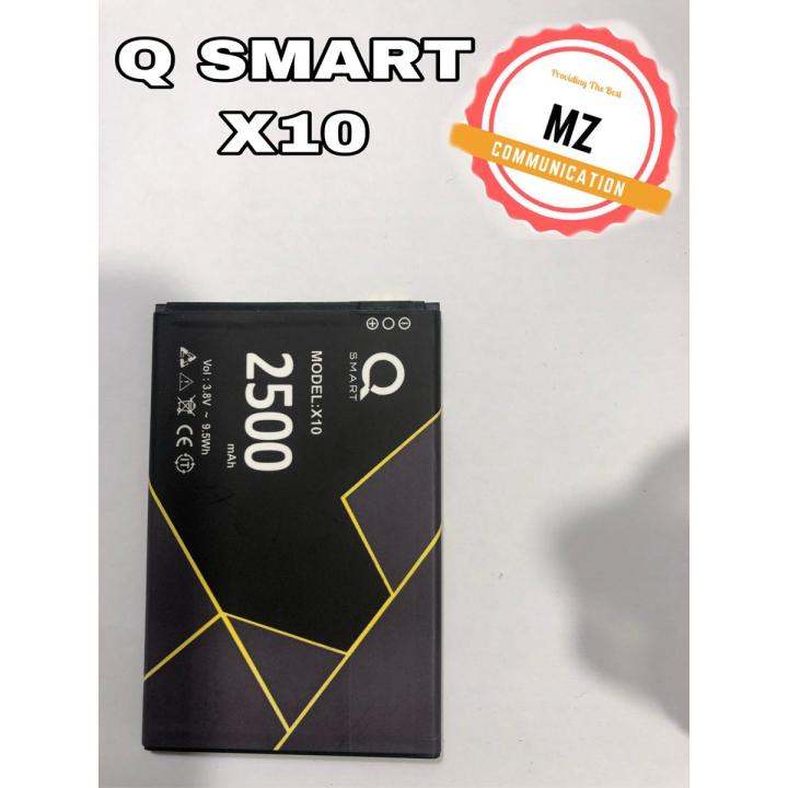 Q Smart X10 BATTERY QSMART X10 BATTERY WITH 2500MAH CAPACITY BRAND NEW ORIGINAL BATTERY FOR Q.MOBILE Q SMART X10 BATTERY
