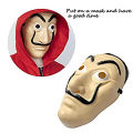 Money Heist - Minion and Hulk Mask 3 in 1 -Masks for Party. 