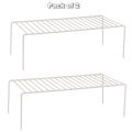 14 Inch Pack of 2 Metal Wire Kitchen Cereal Dry Fruit Tea Cookie Jars Stand Rack Organizer. 