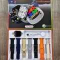 i20 Ultra max suit, i30 Pro Max, T20 Ultra, H40 Ultra, H30 Ultra, MVP-130 Ultra, KW22 Ultra, Ultra 7 in1, DT900 Ultra New, i50 Suit Max All smart watches with straps in Rendom colour and Rendom straps - Bluetooth and touch smart watch. 