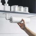 Paper Towel Holder Wall Mounted Hooks Kitchen Storage Organizer Gadget Set Tools Cabinet Utensil Things Accessories Supplies. 