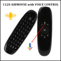 Air Mouse C120 for Android and Smart TV - C120 air mouse - C120 fly air mouse - air mouse C120 - C120  - Airmouse remote - Airmouse keyboard - Voice Airmouse - Wireless Airmouse - bluetooth Airmouse for LCD / PC / Laptop / Projector. 