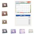 Portable 12-Month 2025 Desktop Calendar Countdown To Do List English Desk Calendar Schedule Organizer Exquisite Table Planner Calendar Office Supplies. 