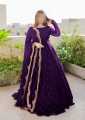 Pearls Maxi Dresses For Girls - Maxi Dresses For Girls Fancy - Dress For Girls - Wedding Dresses For Girls - Dresses For Women - Dresses - 3-Piece Dresses For Girls - Front and Back Pearls Work Long Flare Maxi Featuring Exquisite Lace Work And Beautiful. 