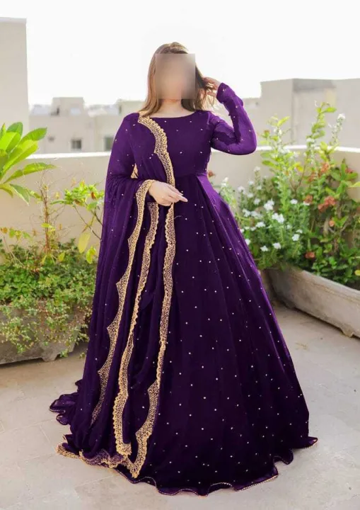 Pearls%20Maxi%20Dresses%20For%20Girls%20-%20Maxi%20Dresses%20For%20Girls%20Fancy%20-%20Dress%20For%20Girls%20-%20Wedding%20Dresses%20For%20Girls%20-%20Dresses%20For%20Women%20-%20Dresses%20-%203-Piece%20Dresses%20For%20Girls%20-%20Front%20and%20Back%20Pearls%20Work%20Long%20Flare%20Maxi%20Featuring%20Exquisite%20Lace%20Work%20And%20Beautiful%20-%20Image%204