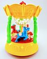 Battery Operated Horse Riding Carousel Ride Toy With 3D Lights and Music For Kids. 