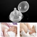 【ALLGOOD】1PC Baby Breast Milk Feeding Contact breast Shield Silicone breast Protective Cover with Carrying Box. 
