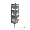 4 Layer Plastic Vegetable Rack for Storage and Kitchen Organization Multi-purpose, Durable, Available in 3 Colors. 