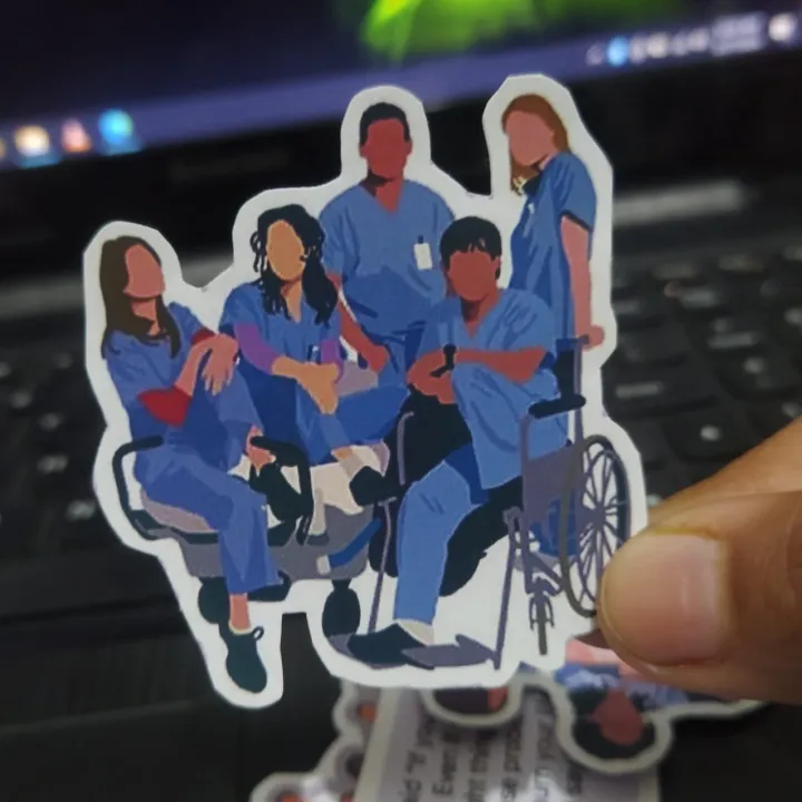 25/50pcs%20GREY'S%20ANATOMY%20sticker%20pack%20based%20on%20tv%20series%20funny%20sitcom%20cool%20cute%20aesthetic%20doctor%20medical%20medicine%20ideal%20for%20journals%20guitar%20skateboards%20laptops%20-%20Image%204