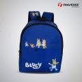 Traverse  Bluey Backpack for boys & girls. Dual compartment large bag suitable for Grade 1 students & grownup preschoolers Bags hand bag for girls bags for girls. 