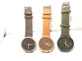 Men’s Swiss Made Quartz Leather Strap brown, Green, Dark Brown, Texture Dials Brown Dial Green Dial, Silver Dial, Skin Dial 40mm. 