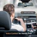 Like A New 4K 12" Mirror Dash Cam - Vantop H612T Front & Rear View Dual Dash Camera, IPS Touch Screen, Voice Control Cars Mirror Camera W/Night Vision Parking Monitor. 