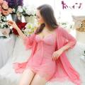 3 Piece Night Dress Lace Nightgown With Panty Short Nightwear For Women And Girls. 