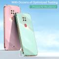 For Motorola Moto G9 Back Cover Fashion Shiny Plating Square Bumper Camera Protection Case Soft Silicone Shockproof Protective Mobile Phone Cases. 
