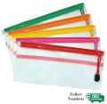 Transparent Geometry Pack of 03 Pieces- Premium Quality Transparent Geometry Pouch-Transparent Pencil Case. 
